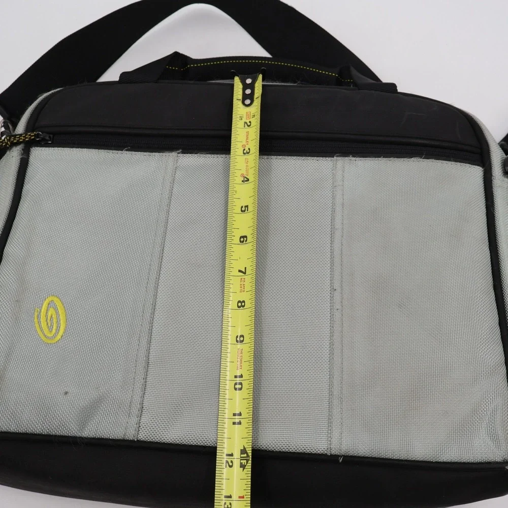 Timbuk2 Laptop Messenger Bag Mens OS Grey Black Ballistic Nylon Commuter Bag